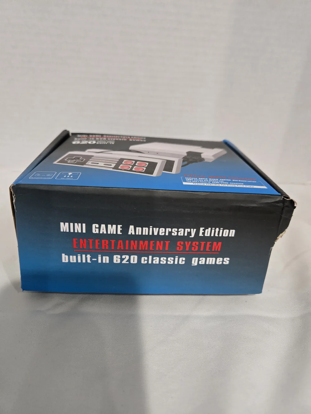 Anniversary Mini Retro Console with 620 Built-In Games - Gray